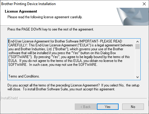 Installing the driver for Brother MFC-675CD