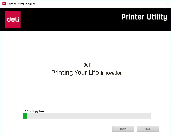 Installing the driver for Dell E514dw Multifunction Printer step 1