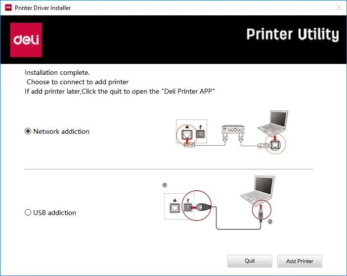 Installing the driver for Dell 810 step 2