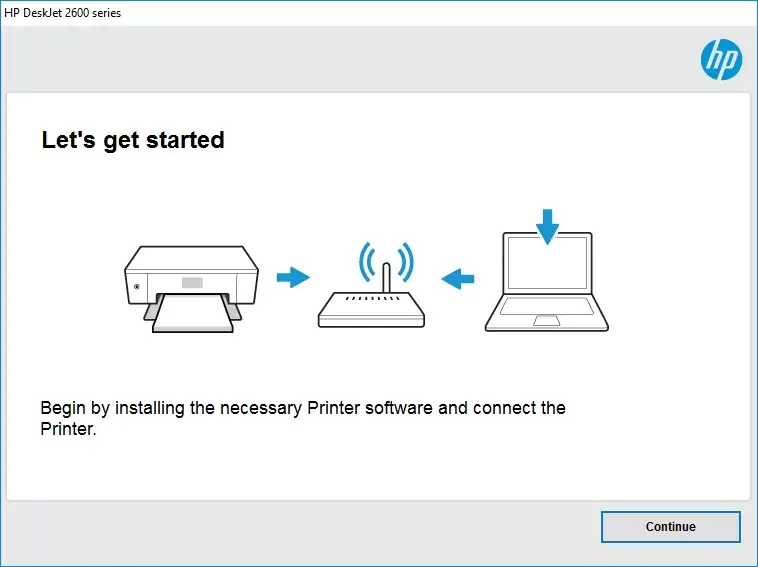 Installing the driver for HP Officejet r40