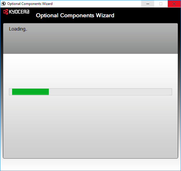 Installing the driver for Kyocera ECOSYS FS-1020MFP step 2