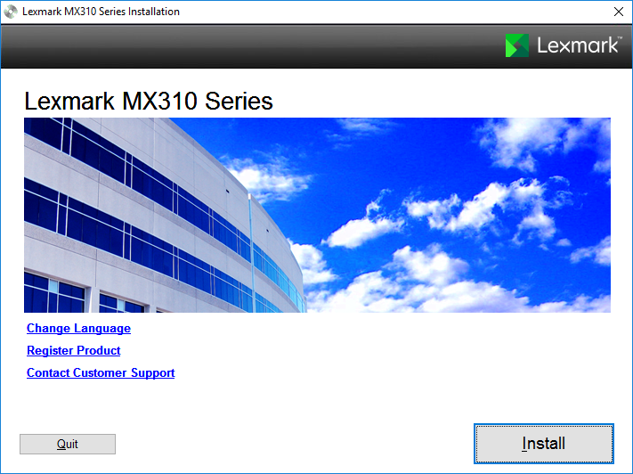 Installing the driver for Lexmark X522 step 1